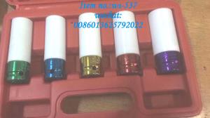 ws-537 color socket 5 set 五件套彩色风炮套筒