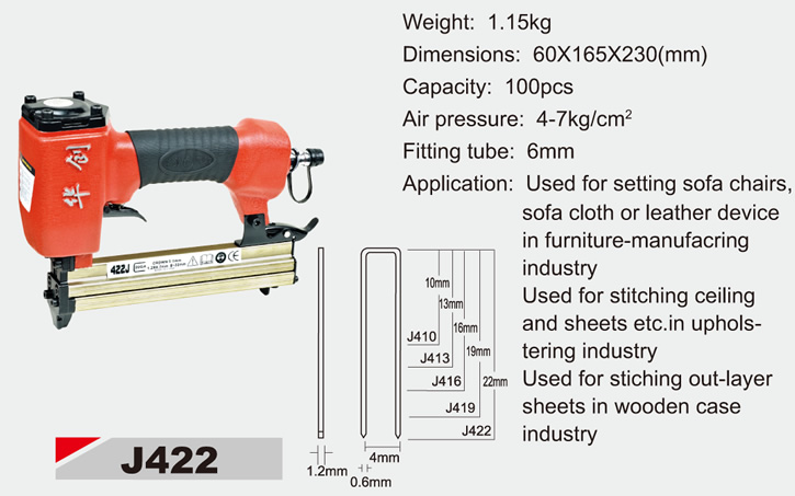 华创牌系列钉枪J422