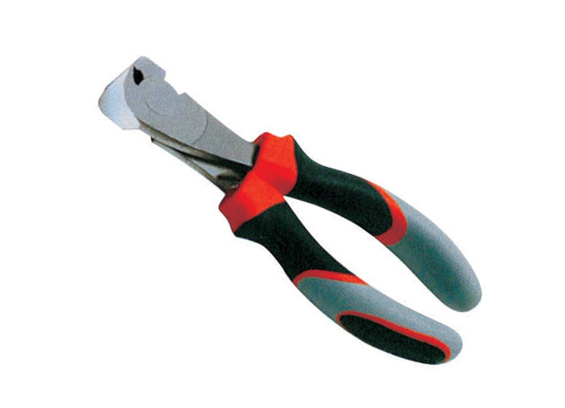 End cutting pliers, nickel–iron alloy plated surface
Size: 6”