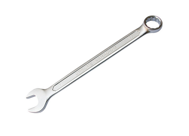European type combination wrench, DIN
standard, satin finished surface
Size: 6, 7, 8, 9, 10, 11, 12, 13, 14, 15, 16,
17, 18, 19, 20, 21, 22, 23, 24, 25, 26, 27,
28, 29, 30, 31, 32mm
1/4