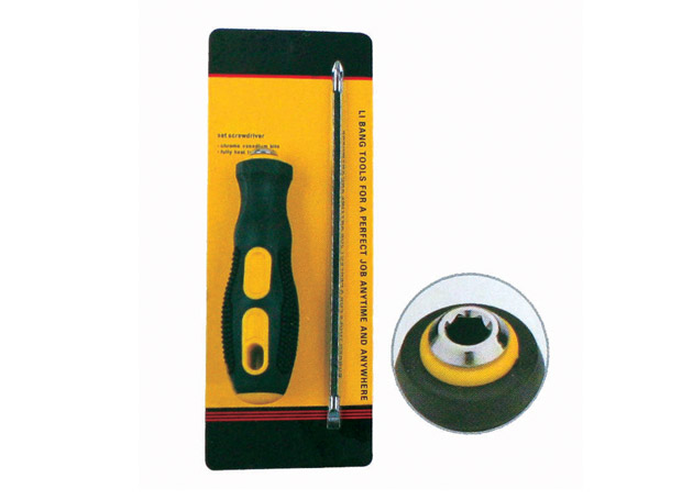 Two-way screwdriver
Size: 6x100mm