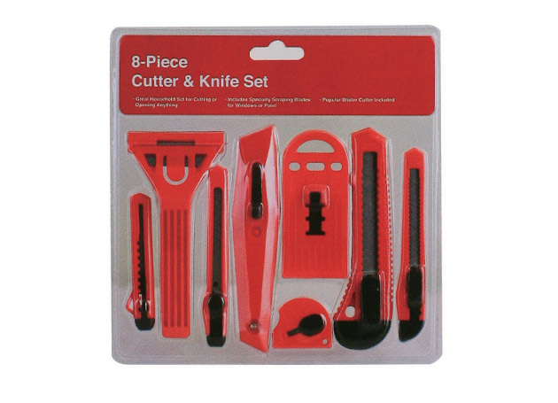 
	8pcs cutter and knife set