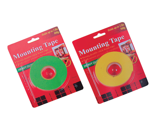 
	Double side foam tape, applicable for the double-sided adhesion and fixing to the picture frame, pothook, electronic goods, poster, active board etc.