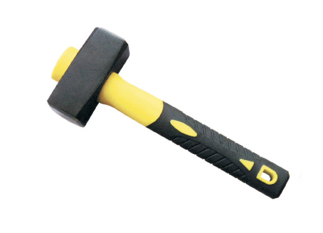 German type stoning hammer with plastic coated converse handle
Size: 0.8, 1, 1.25, 1.5, 2KG