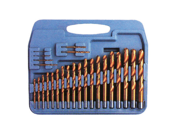 
	25pcs Twist drill bits set, Titanium plated surface