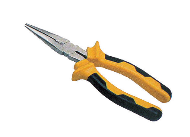 American type long nose pliers, nickel–iron alloy plated surface
Size: 6”, 7”, 8”