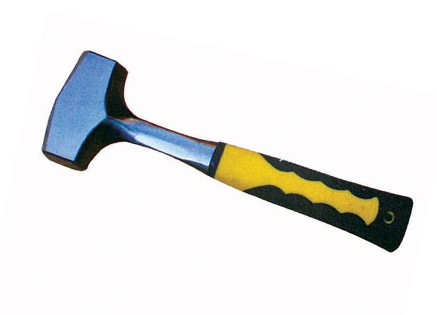 Connected stoning hammer with plastic coated handle
Size: 2, 3, 4LB