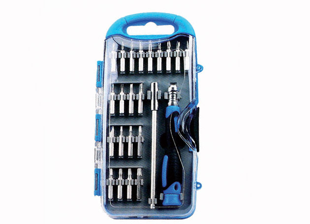 23pcs precision screwdriver bit set
Content: 21pcs screwdriver bit: Philips:
#000, #00, #0, #1, #2
Pozi: #00, #0, #1
Slotted: 1, 1.5, 2, 2.5, 3, 4mm
Torx: T6, T7, T8, T9, T10, T15, T20
1pc 120mm extension bar
1pc precision screwdriver handle
