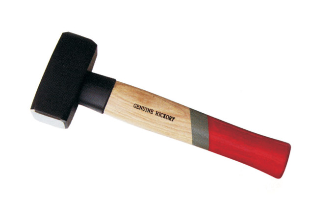 German type stoning hammer with hickory
wooden handle, 1/3 double color painted
Size: 0.8, 1, 1.25, 1.5, 2, 3, 4, 5, 6, 8KG