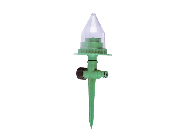
	LED sprinkler, with different color, metal spike, Gradual change, No battery needed
