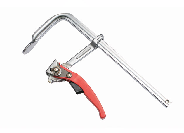 Ratchet F-clamp, fully drop forged, Chrome plated surface
Size: 100×200mm - 140×800mm