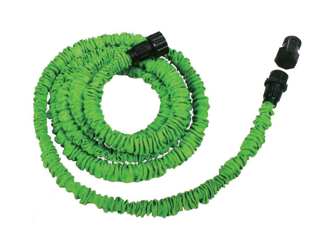
	Pocket hose, USA type Expend up to 3 times of its length and contracts back instantly