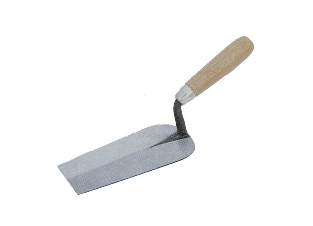 
	Bricklaying trowel with wooden handle
	Size: 12, 14, 16, 18, 20cm