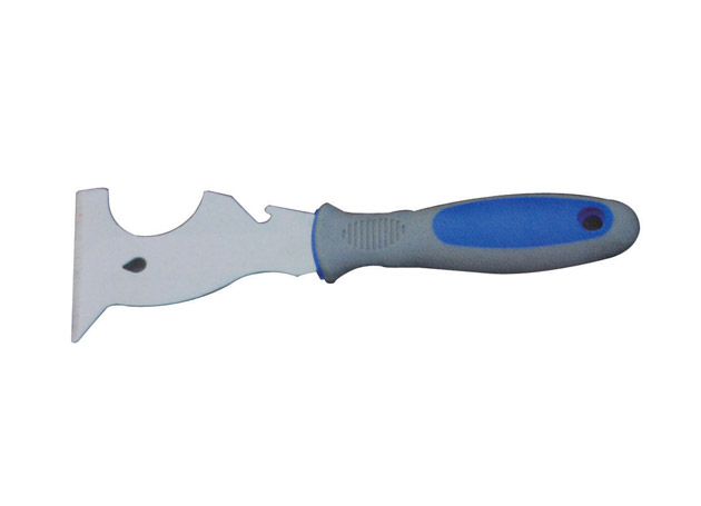 
	Multi-function putty knife with plastic handle
	Size: 76mm