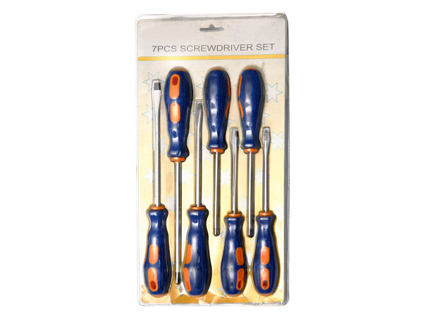 7pcs screwdriver set
Size: -: 6x100, 6x125,
6x150, 8x2 00mm, +: PH2x100, P