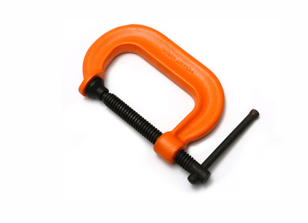 European type C-clamp, heavy-duty,
drop forged steel material, painted surface
Size: 2”, 3”, 4”, 5”, 6”, 8”, 10”, 12”