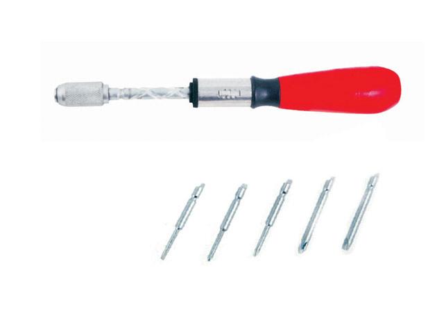 Spiral ratchet screwdriver with wooden handle
Size: 260, 350, 500MM, 5pc bits