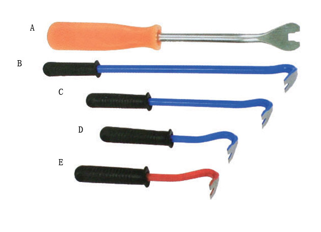 
	Crowbar with rubber grip