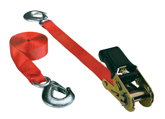 
	Ratchet tie down, Rubber coated grip